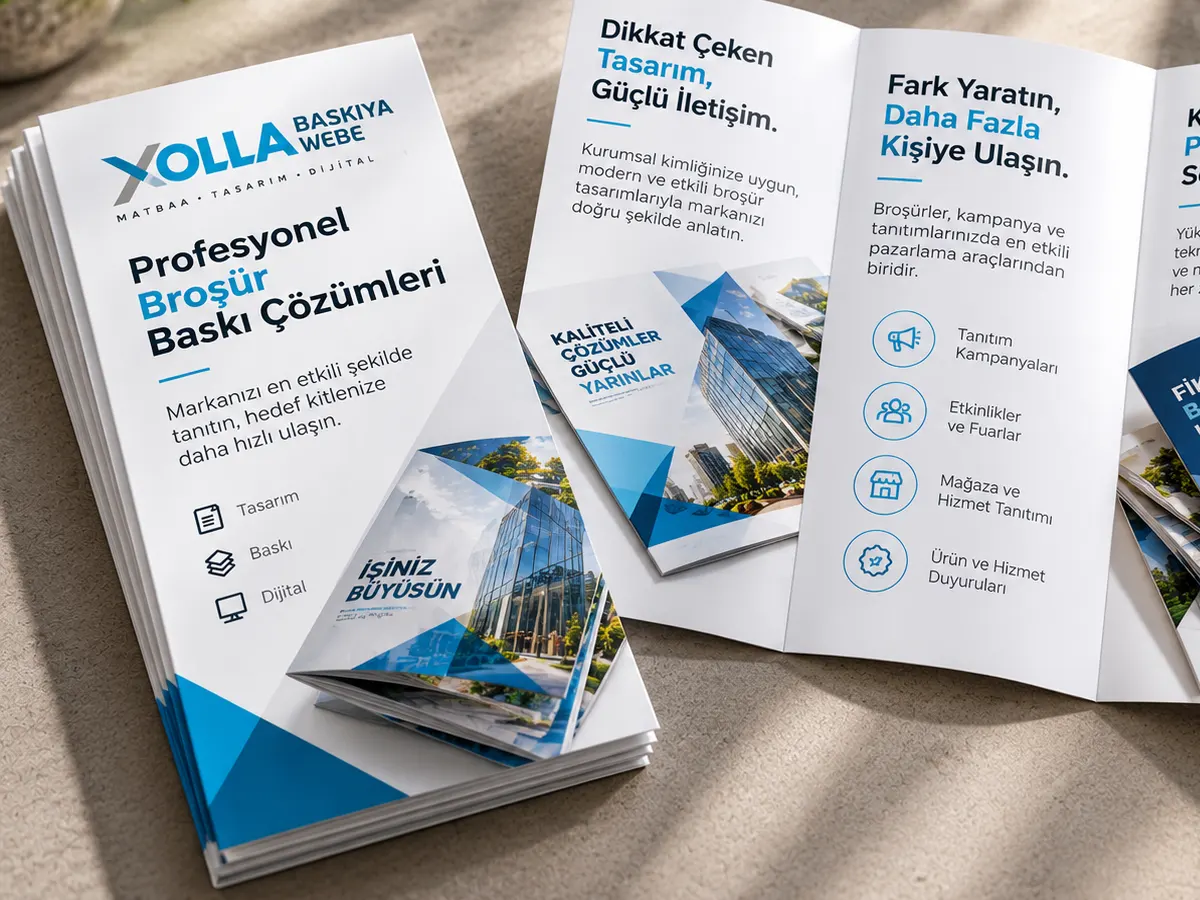 Broşür baskı ve tasarım