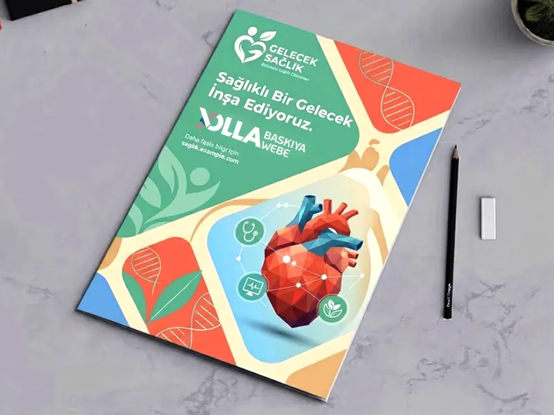 Kampanya ve ürün tanıtımları için profesyonel broşür baskı örneği